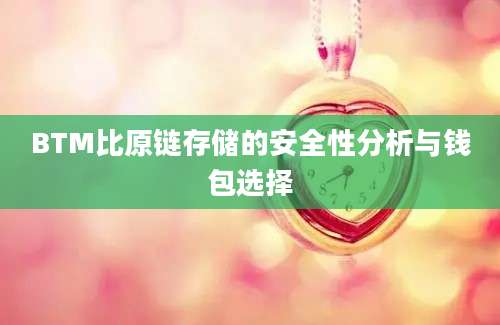 BTM比原链存储的安全性分析与钱包选择