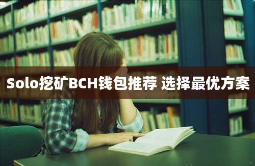 Solo挖矿BCH钱包推荐 选择最优方案