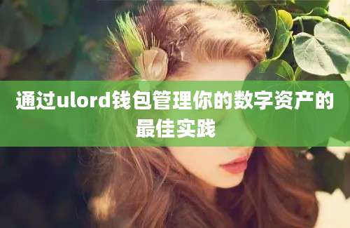 通过ulord钱包管理你的数字资产的最佳实践